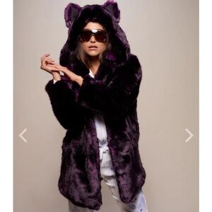 SpiritHoods Purple Faux Fur Jacket